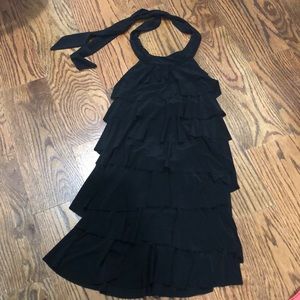 Open back halter